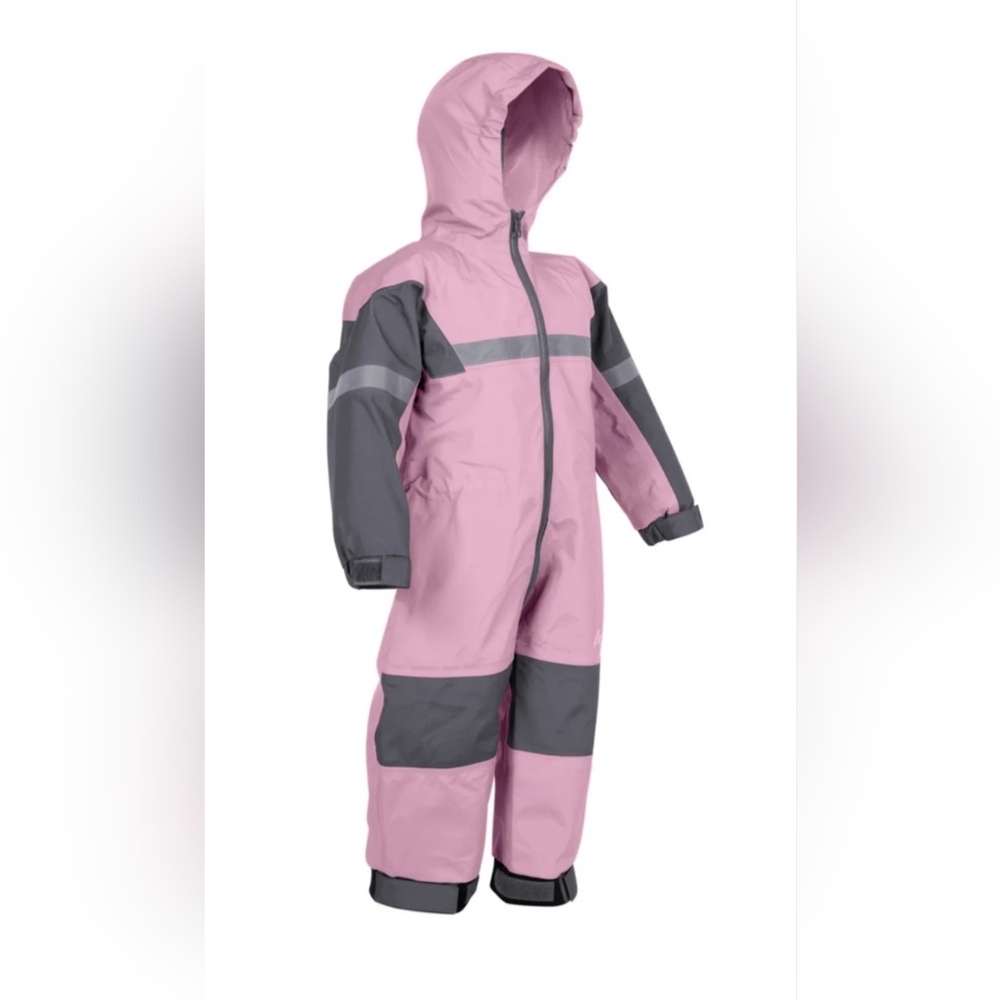 OAKI trail and rain suit in Lavender 2T